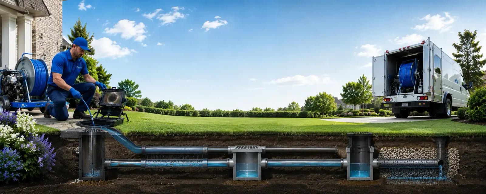 Outdoor drain cleaning information for Oxford, MD